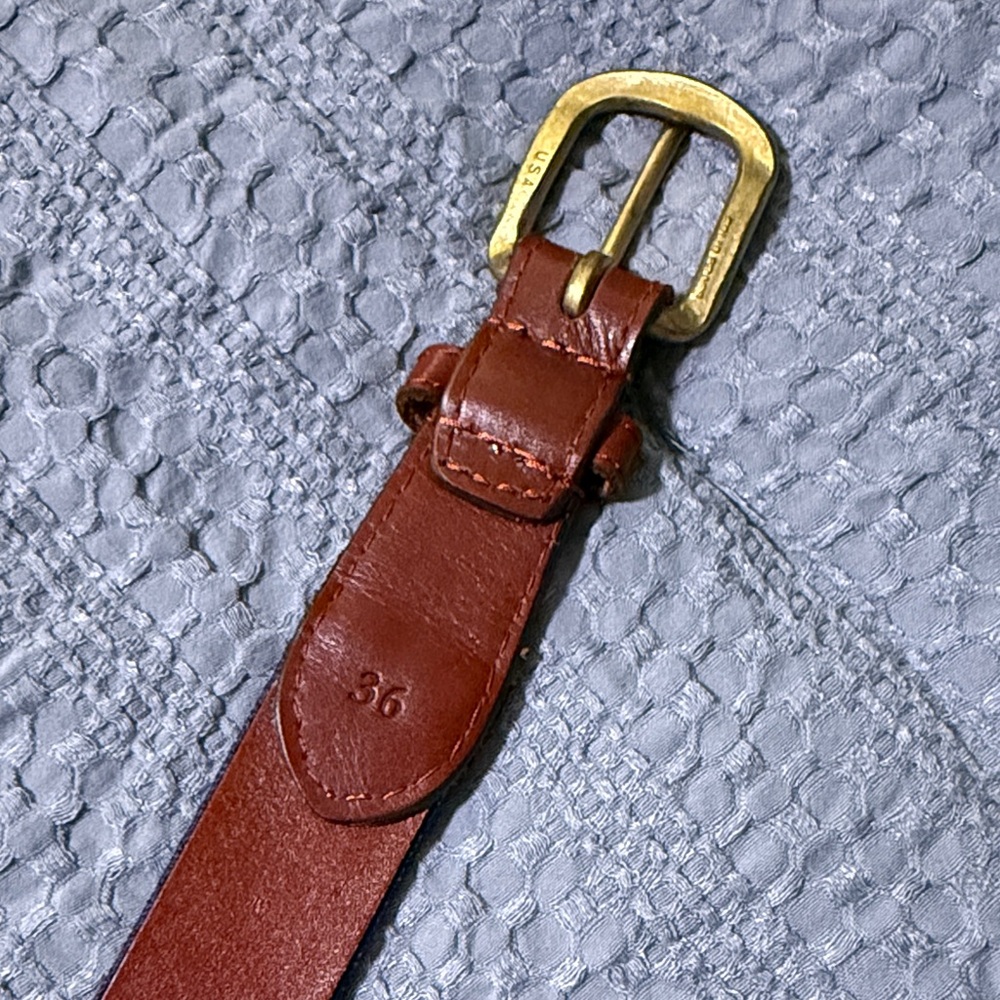 Evan Williams Brown and Blue Men's Belt - Picture 3 of 6